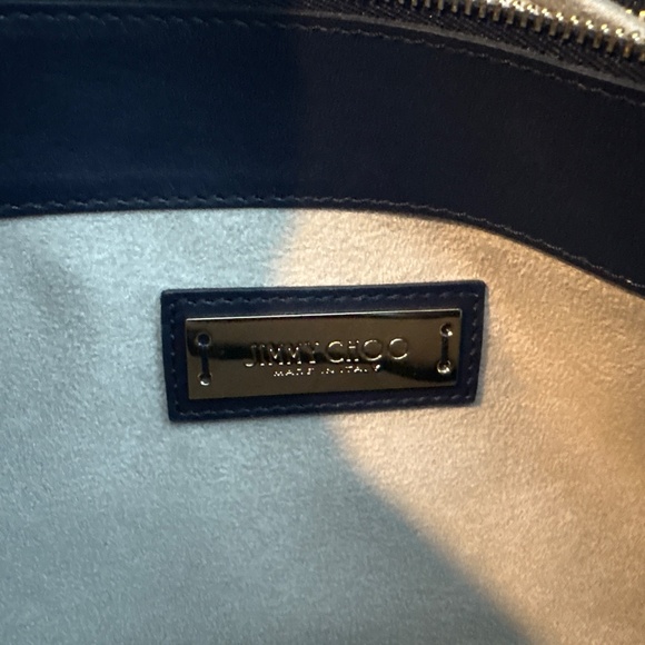 Jimmy Choo Riley Navy Tote - Picture 7 of 8